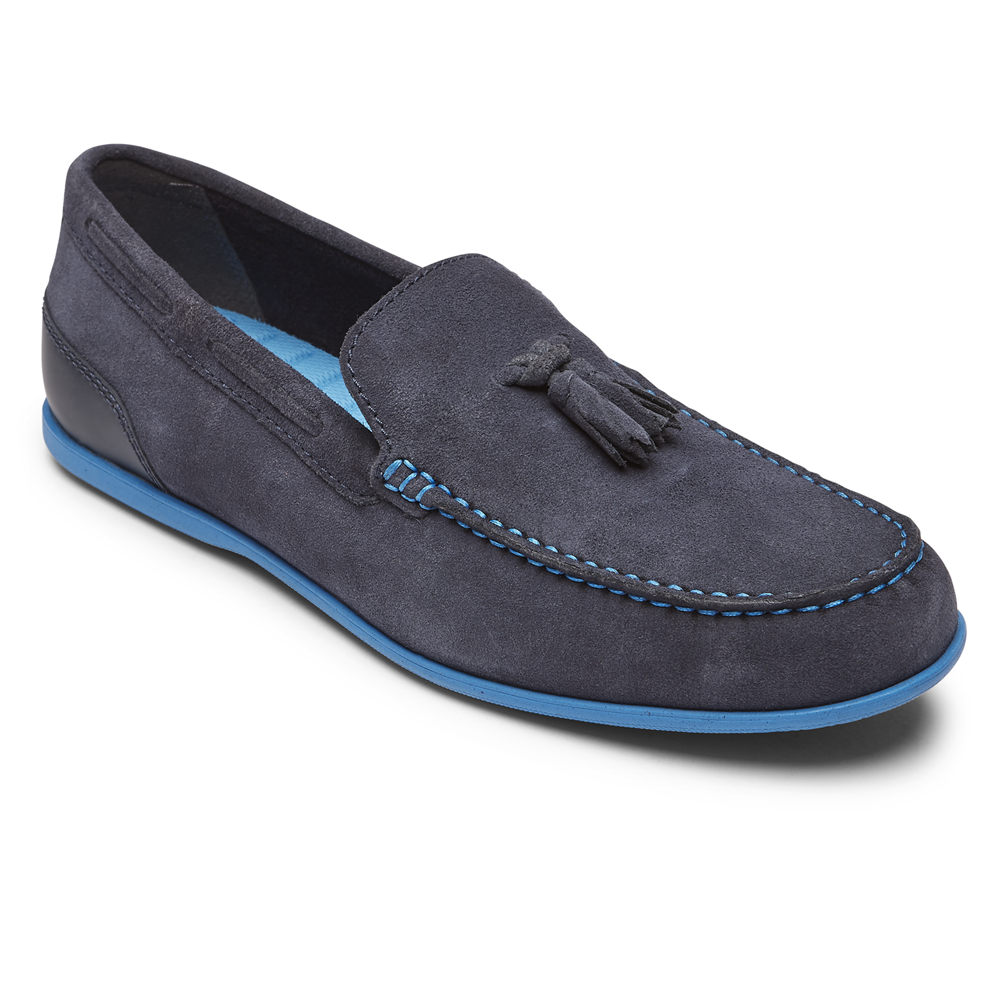 Rockport Loafers Herre Blå - Malcom Tassel - JVAZ37651